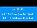 Lección 23. Núcleo conjunto absorbente.