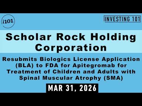 Scholar Rock Holding Resubmits Biologics License Application (BLA) to FDA for Apitegromab