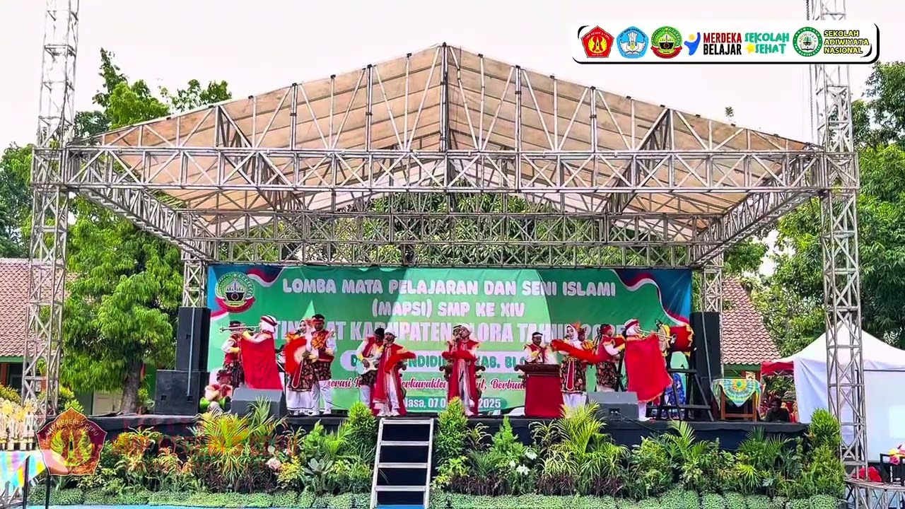 Penampilan Tim Rebana SMP Negeri 5 Cepu MAPSI Tahun 2025