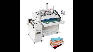 Automatic digital leather hardcover making machine