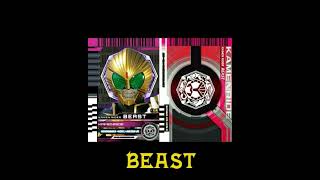 Fanmade Kamen Rider Decade Cards Wizard & Beast