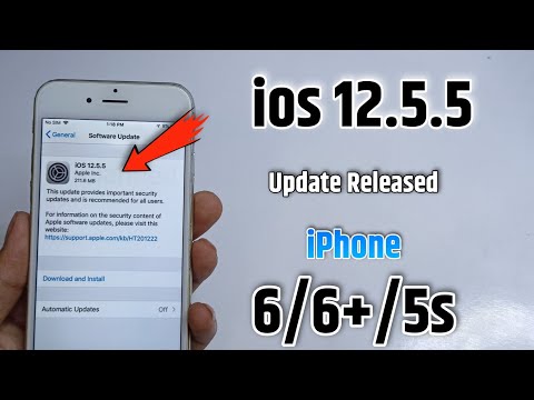 NEW Update IOS 12.5.5 Released - What’s NEW For iPhone 6/6+/5s