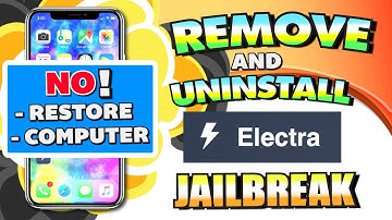 How To Remove/Uninstall Electra Jailbreak WITHOUT RESTORING (NO COMPUTER) iOS 11 - 11.1.2