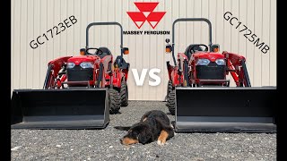 Tractor Comparison - Massey Ferguson GC1725MB vs GC1723EB