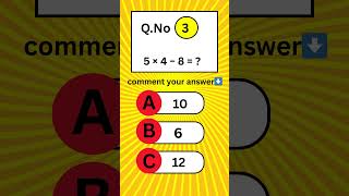 quiz math challenges 5/5❓#shortsfeed #maths #quizchallenge #quiz