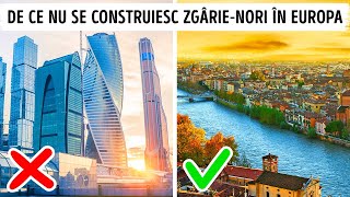 De ce nu se construiesc zgârie-nori în Europa la fel ca în Statele Unite sau Asia