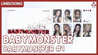 BABYMONSTER 'BABYMONS7ER' Photobook Ver. & Pop-up Store Gifts #Unboxing (01.04.2024)