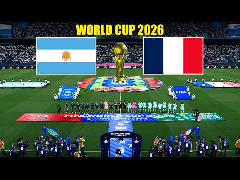 ARGENTINA vs FRANCE Ft. Messi & Mbappé | FIFA World Cup 2026 Final | Full Match Complet Simulation