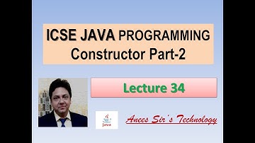 Constructor in Java | Non parameterized and Parameterized | Easily Explained