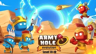 Hole Master Army Attack Level 01-10 android gameplay
