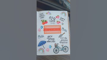 Spring Bucket list #shorts  #journaling  #scrapbooking  #journalingwithfari #fyp #asmr  #subscribe