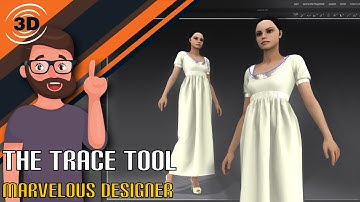 Marvelous Designer The Trace Tool Tutorial