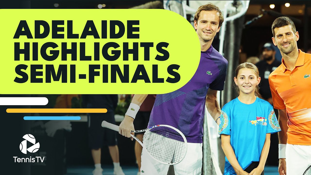 Djokovic vs Medvedev, Nishioka vs Korda! Adelaide 2023 Semi-Final Highlights