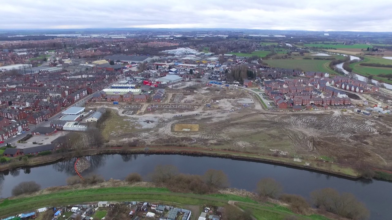 Lock Lane Castleford drone flight unedited test footage YouTube