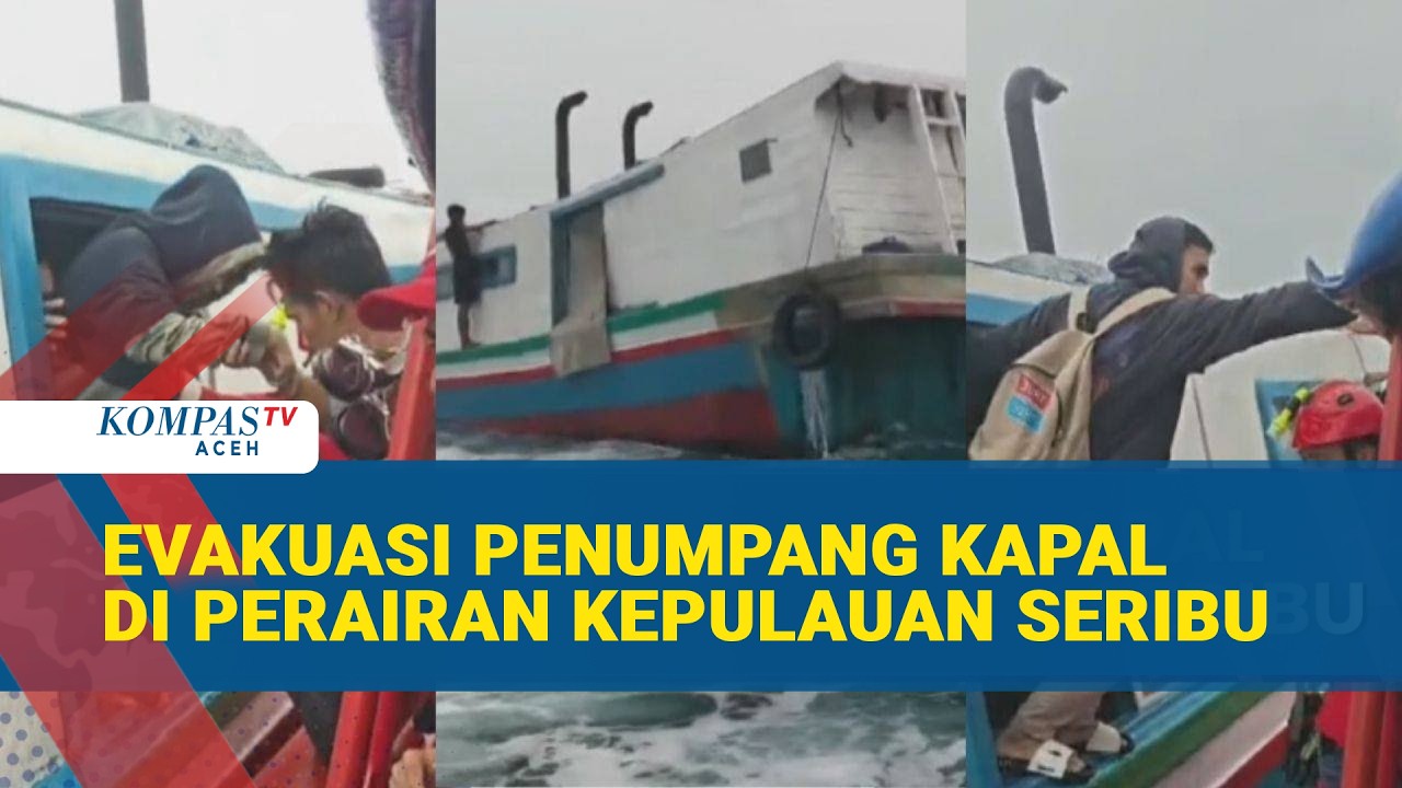 Mesin Kapal Mati di Perairan Kepulauan Seribu, Penumpang Dievakuasi