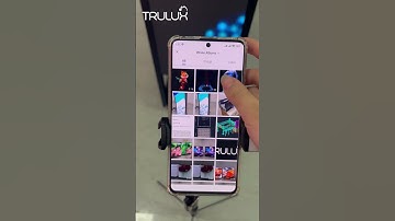 Trulux Counter led screen four-sides, four different videos #ledisplayfactory #leddisplaysolution