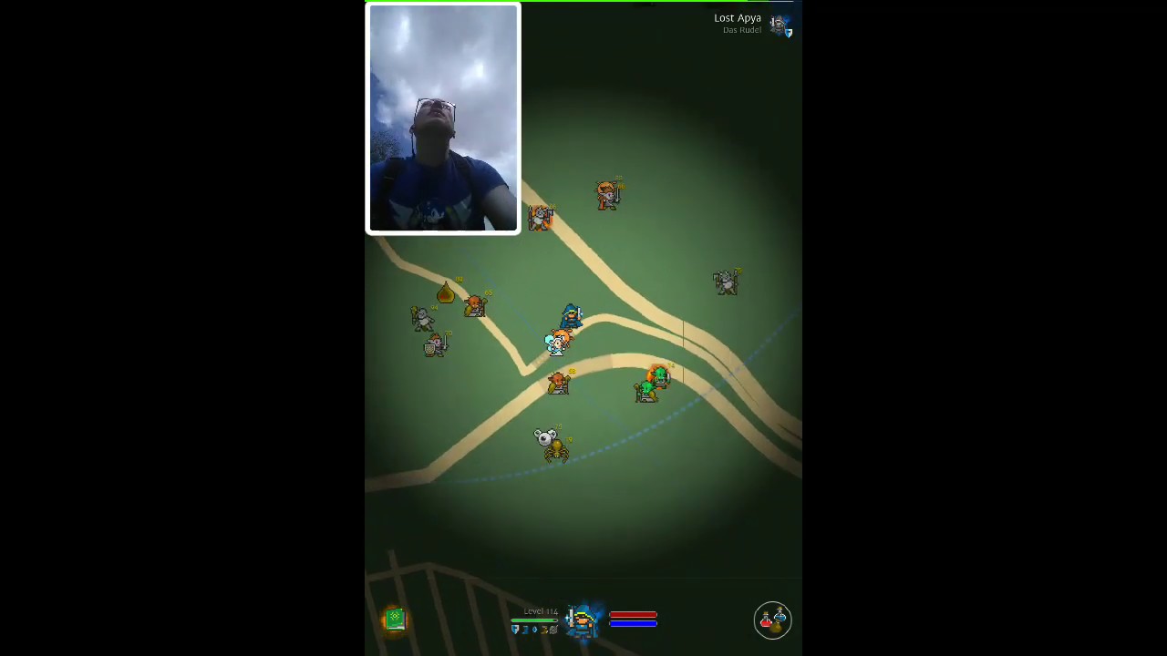 Orna Location Based RPG Livestream Searching for Bosses Farming