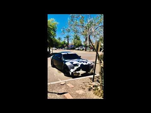 Camouflage wrapped Chrysler 300 with bodykit - YouTube