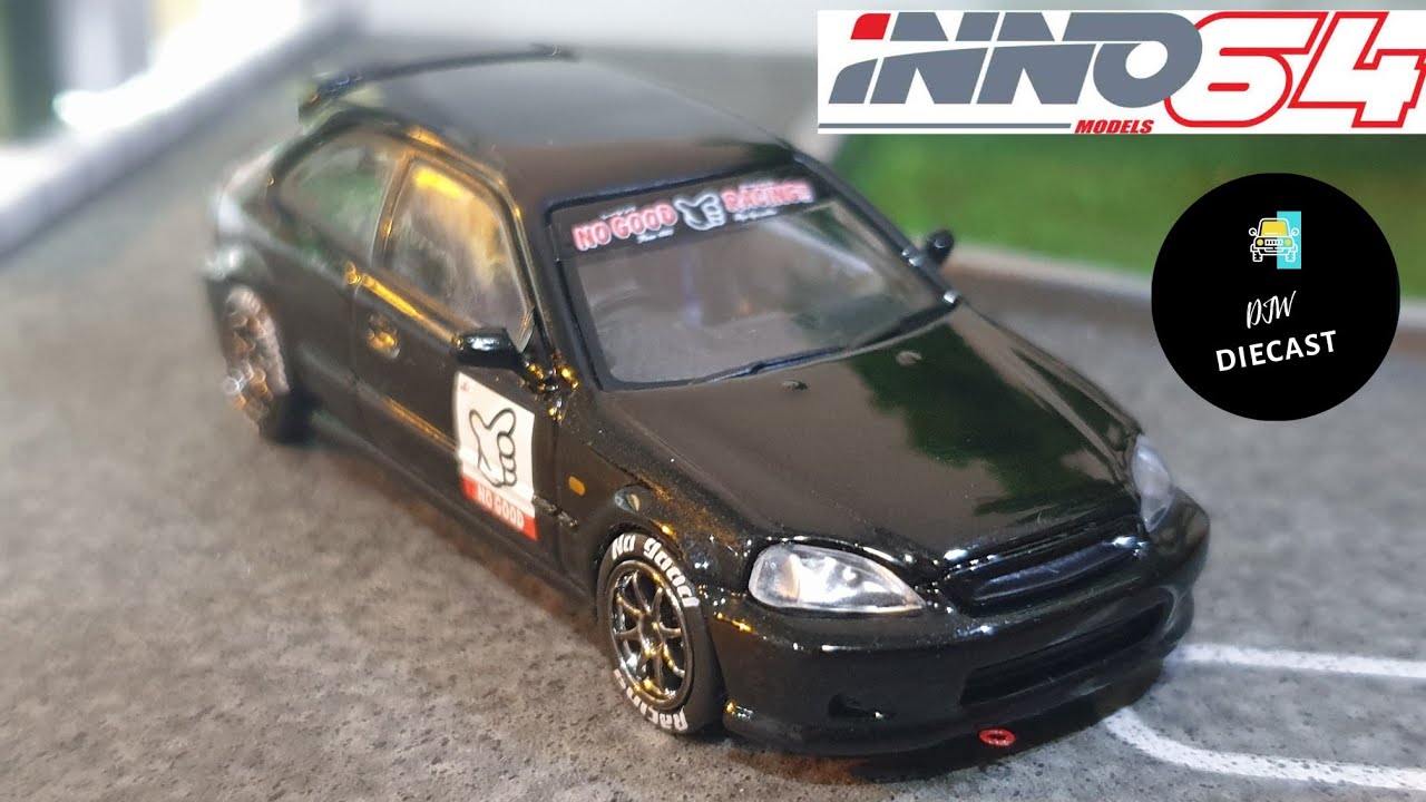 Honda Civic Type R EK9 Black No Good Racing by Inno64