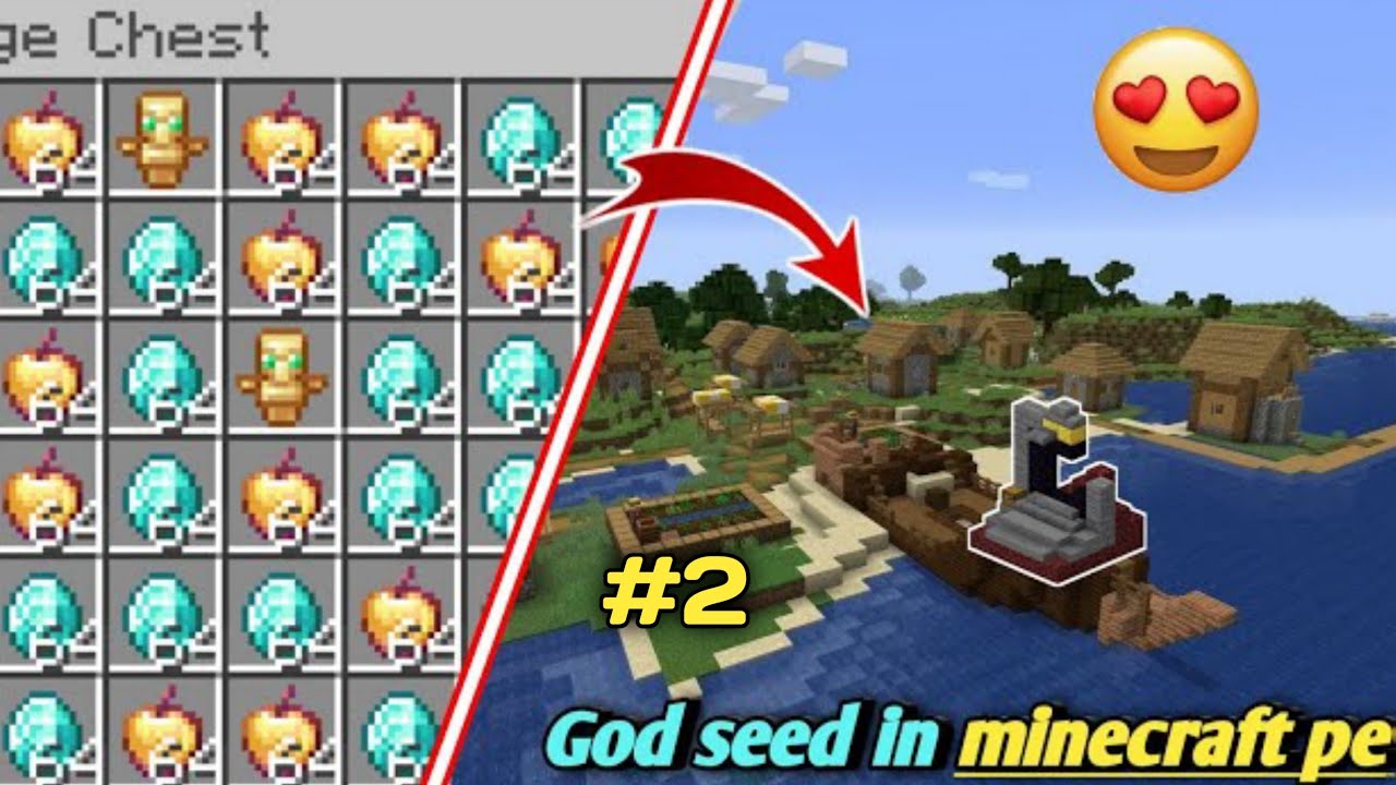 Top 1 best God seeds for Minecraft 1.20+ pocket edition and bedrock #2 ...