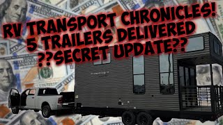 RV Transport Chronicles: Hauling 5 Trailers & Hinting at a Sneak Peek for My Next Journey!