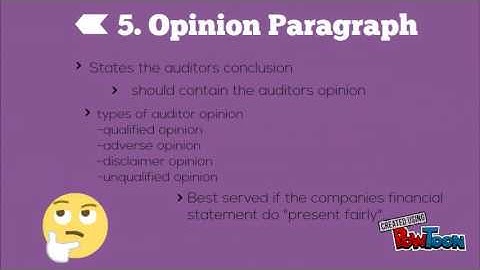 unqualified audit report