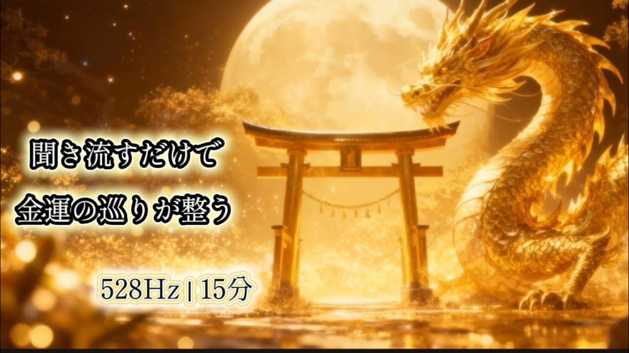528Hz｜金運とご縁を静かに整える