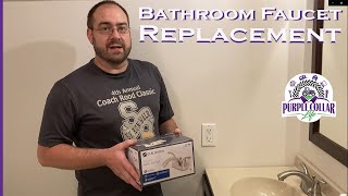 #246: Glacier Bay Bathroom Faucet Leak and Replacement #purplecollarlife