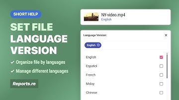 How to Set File Language Versions in Reports.re