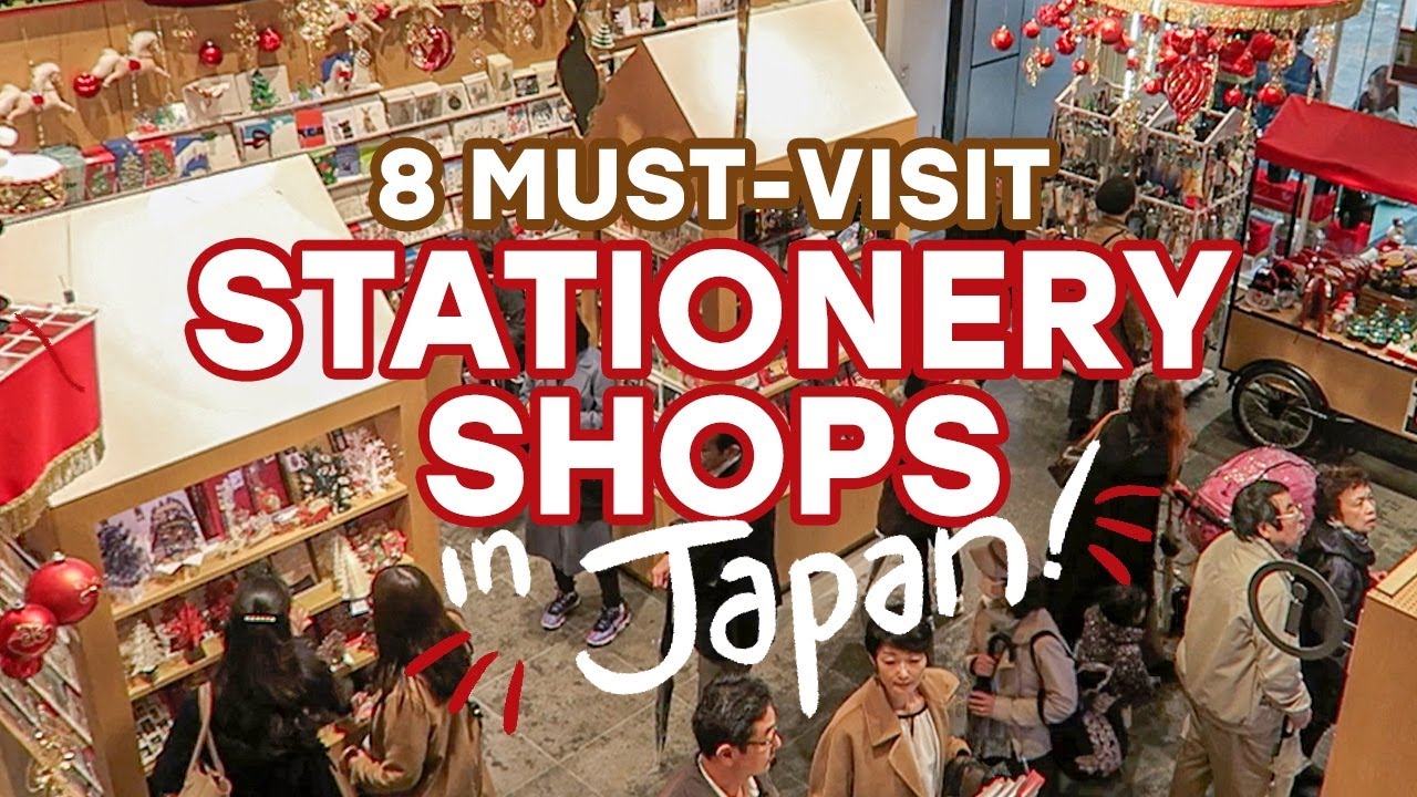 8 STATIONERY SHOPS you have to visit in TOKYO / JAPAN! YouTube