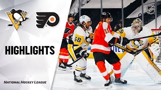 Penguins @ Flyers 1/13/21 | NHL Highlights