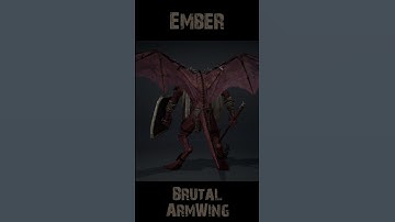 Ember Brutal ArmWing 360 #character #rogerkint #3d #animation #gaming #unity #unreal #ember