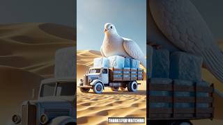 Farmer and His Pigeon Build an Ice House in the Desert #ai #stories #shorts