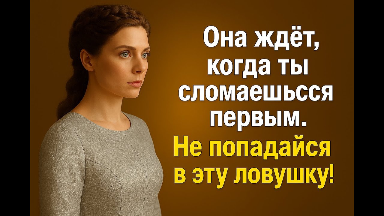 Она ждёт, когда ты сломаешься первым | Не попадайся в эту ловушку! ~ Stoic Mastery