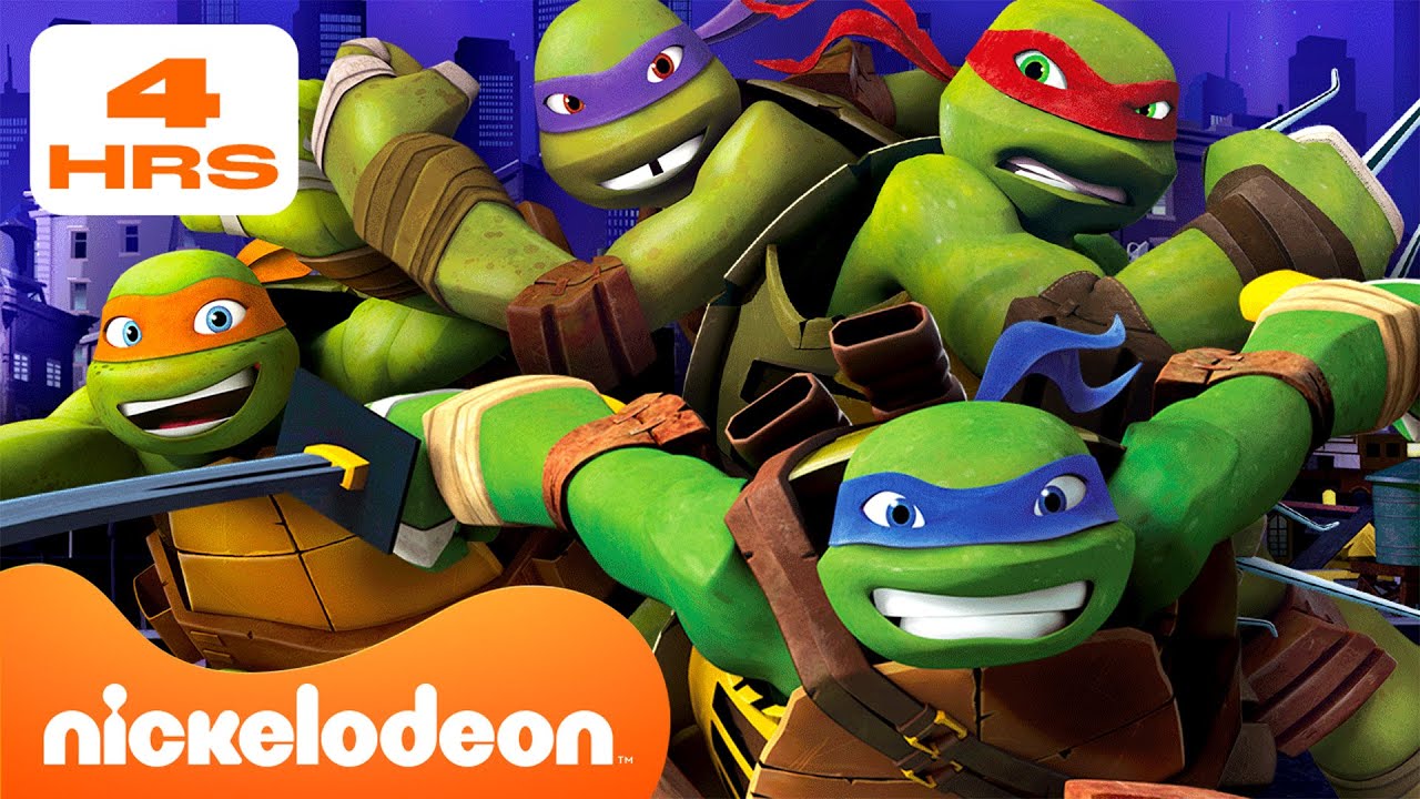 ⁣Tartarugas Ninja | Maratona de Mais de 4 Horas das MELHORES Batalhas das Tartarugas Ninja