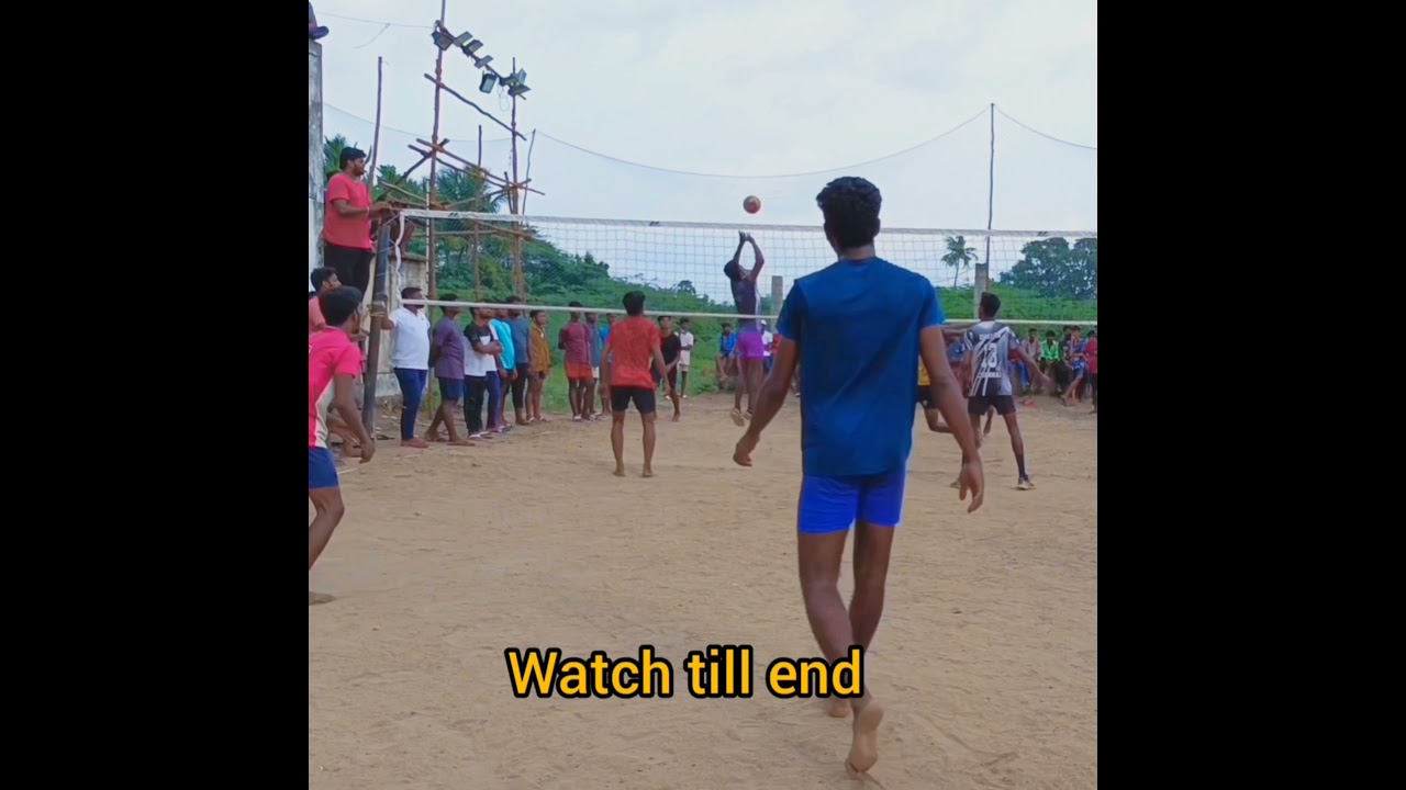 Watch Till End 🔚  Lotta blocked 😱 local volleyball match 