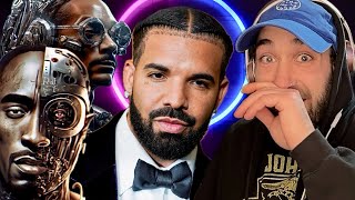 Drake DISSES Kendrick AGAIN ft. AI Tupac & Snoop Dogg | Taylor Made Freestyle (REACTION)