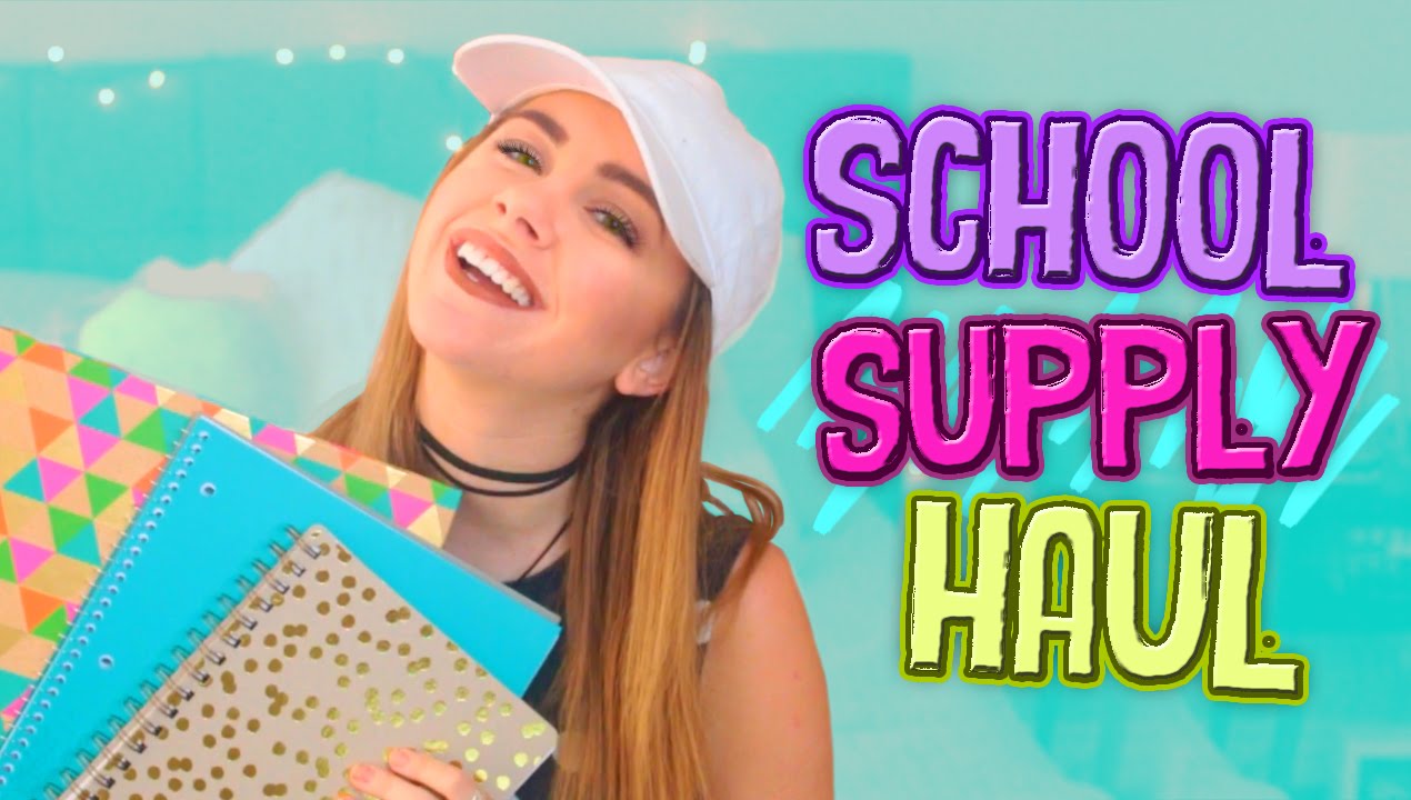 Back To School Supplies Haul!! SUPPLY GIVEAWAY 2016! // Jill Cimorelli