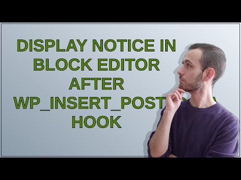 Display notice in block editor after wp_insert_post_data hook