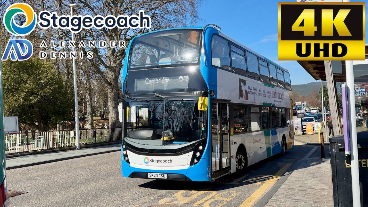[Stagecoach Highlands Bulebird: 37 Inverness to Aviemore via Carrbridge, Grantown-on-Spey] E400MMC