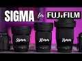 Wow.  Sigma lenses for Fujifilm! Any questions?