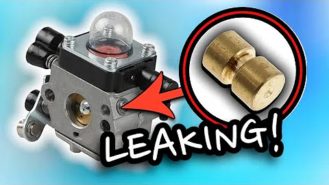 ZAMA CARBURETTOR FLOODING - ACCELERATOR PUMP FIX - FREE & EASY!