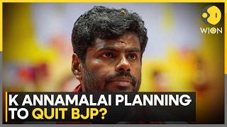 Ex BJP President of Tamil Nadu K Annamalai To Start New Political Party? | WION News