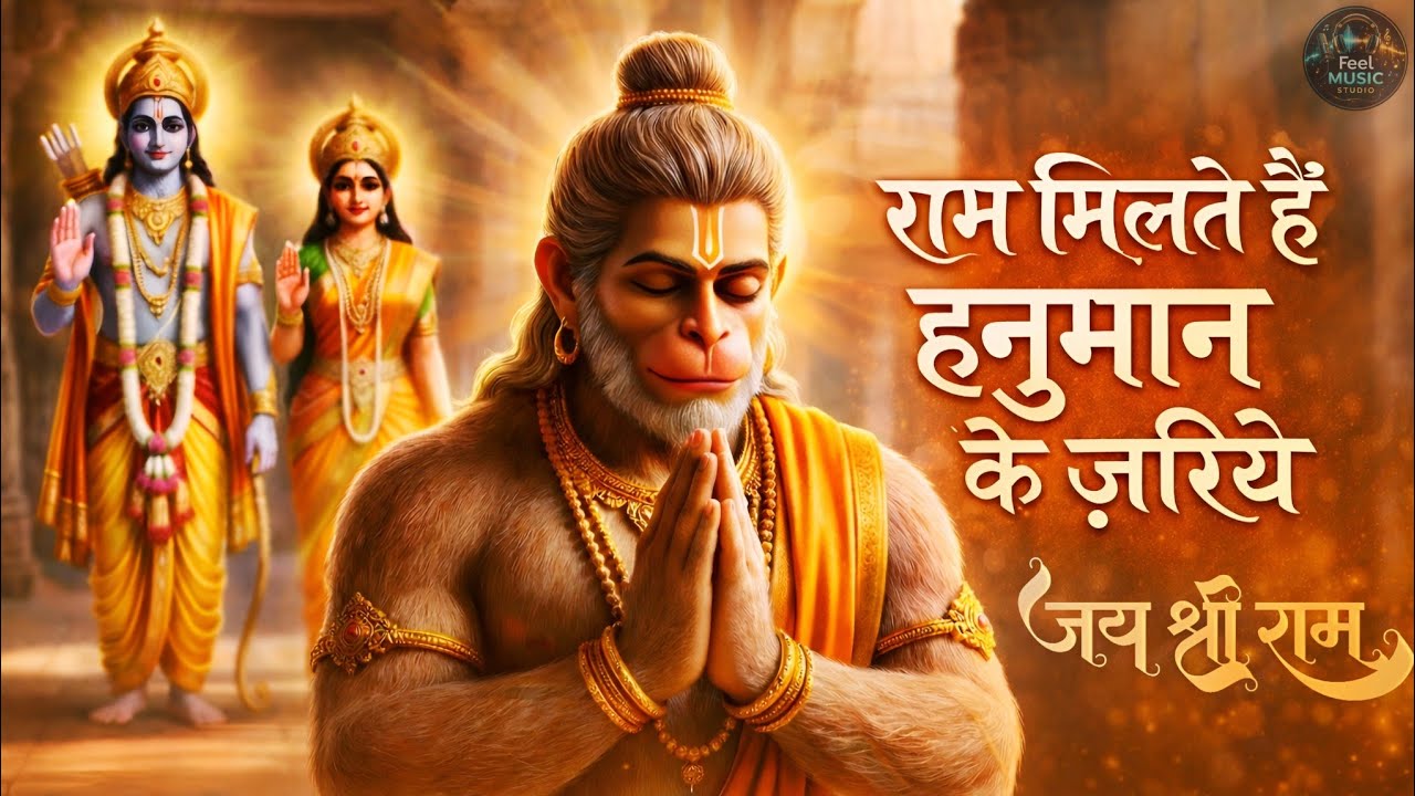 Ram Milte Hai Hanuman Ke Zariye | with Lyrics | Most Popular Hanuman Bhajan | Ram Hanuman Bhakti | 