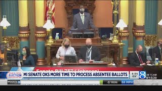Michigan Senate OKs more time to process absentee ballots