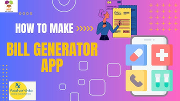 Bill Generator App - MIT App Inventor