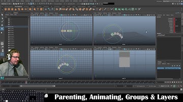 Autodesk Maya 2019: Parenting, Animating, Layers, and Groups
