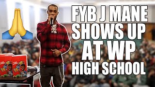 FYB J Mane Shows Up To WP High School After 2 Students Died To Host a Stop The Violence Assembly 💯