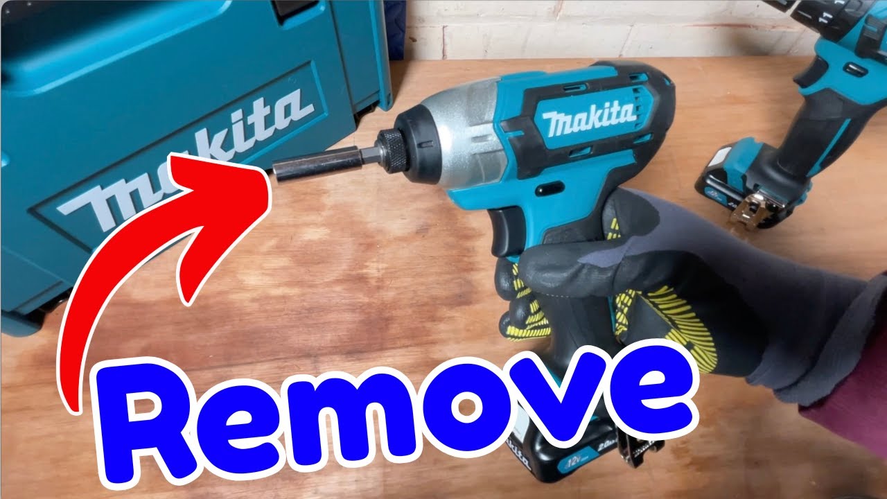 How to Remove a Drill Bit from a Makita Impact Driver (Quick & Easy ...