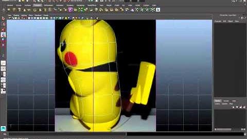 3D Model of Pikachu Time Lapse